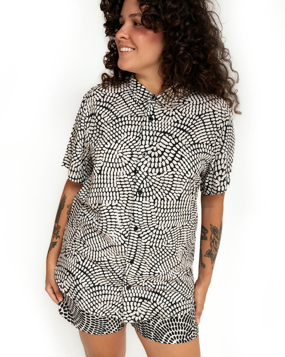 Miniatura: Camisa Sementes Fundo Preto