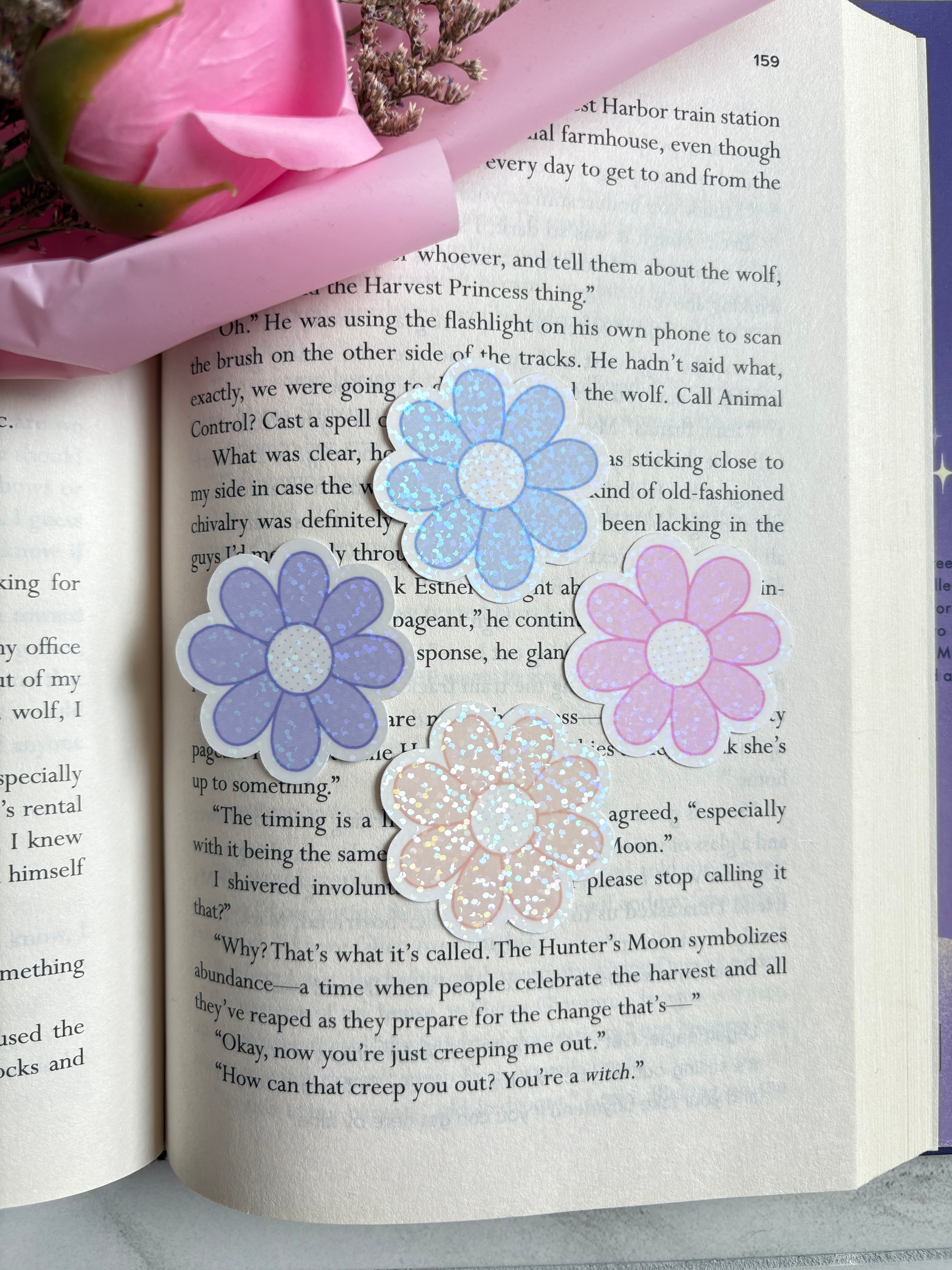 Holographic Flower Sticker