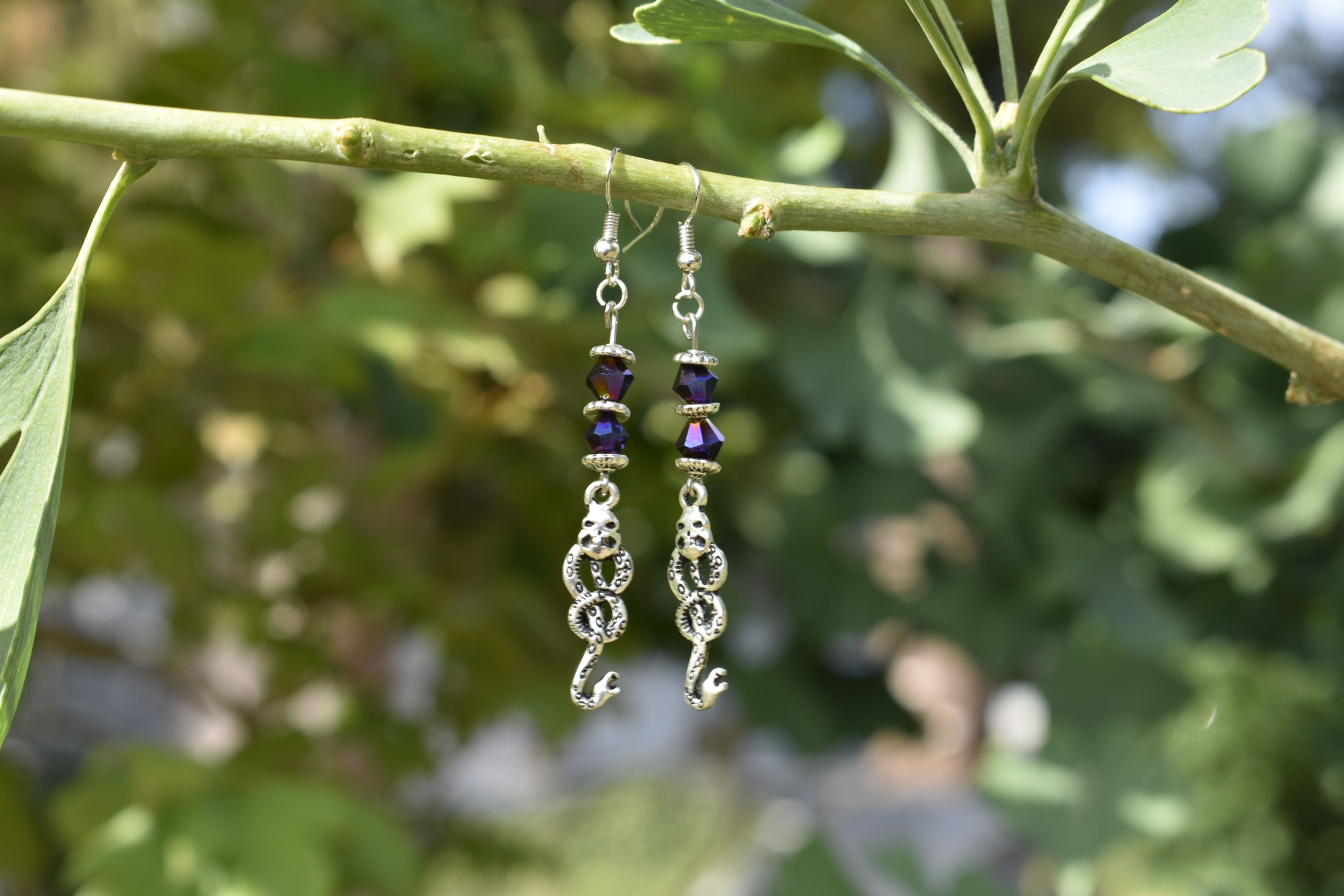 Death eater earring "dark mark"