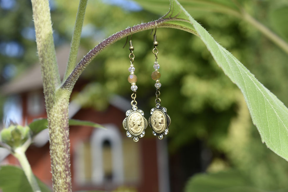 Thumbnail: cameo earrings