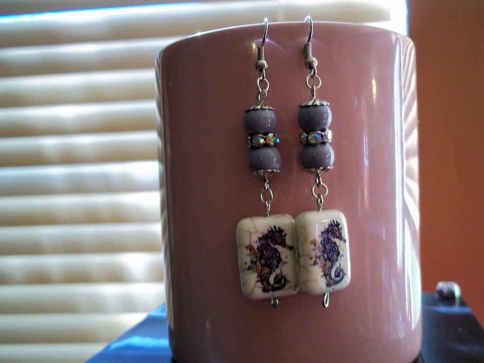 Thumbnail: Sea horse Earing