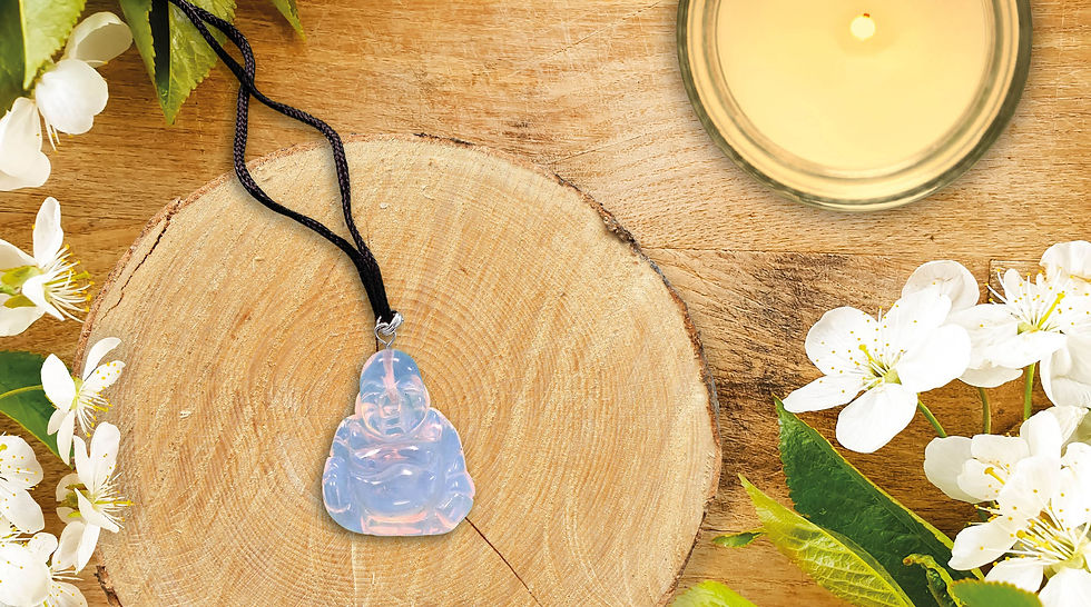 Miniature : Pendentif "Figurines"• Opale de Synthèse
