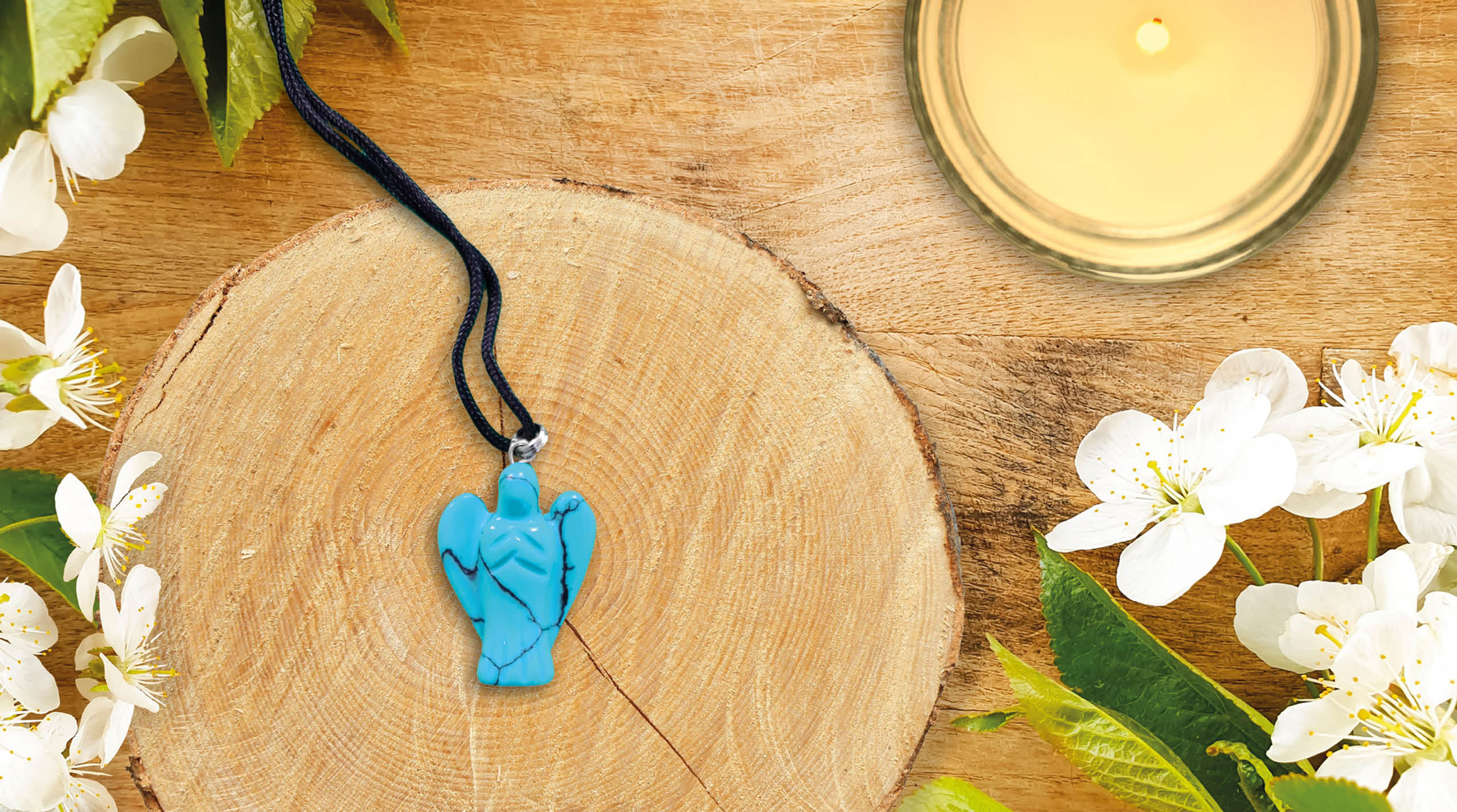 Pendentif Pierre • Ange N°9 • Turkénite