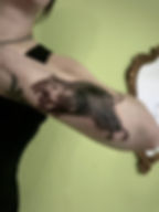 rat blackwork tattoo lübeck vegan