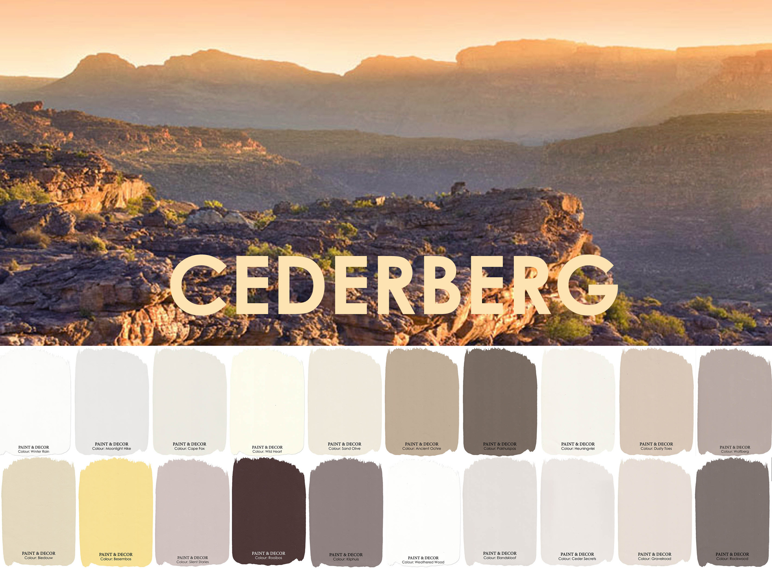 Cederberg Colour Collection | Paint Store | Cape Town