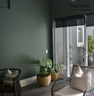 Jonkershoek is a dark green wall paint