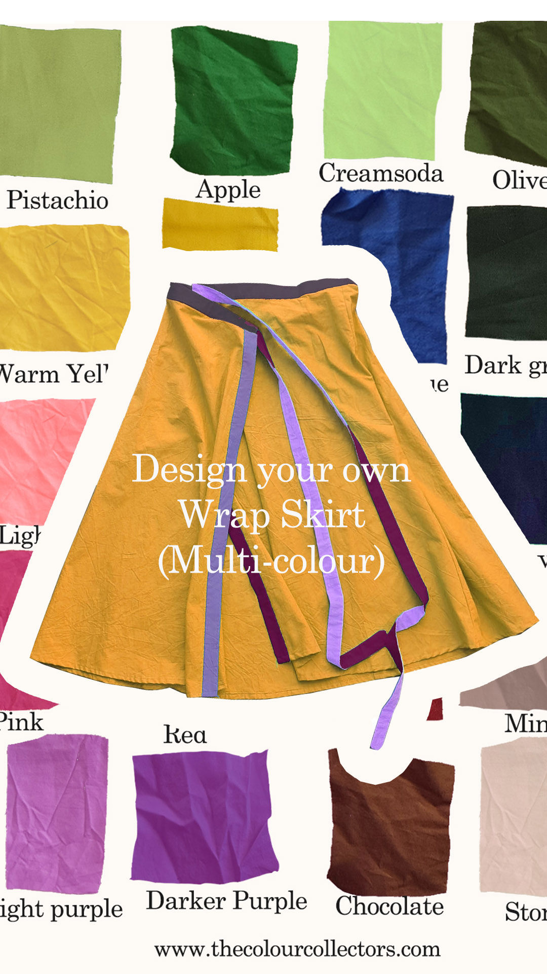 That's-a-wrap skirt (Design your own Multi-Colour skirt)