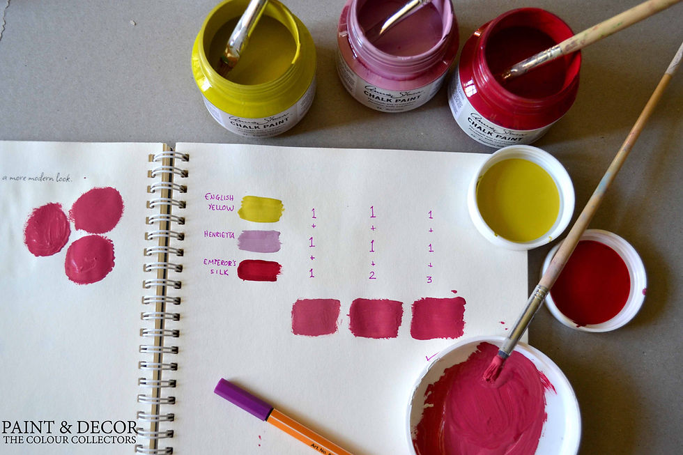 Colour mix for bougainvillea pink