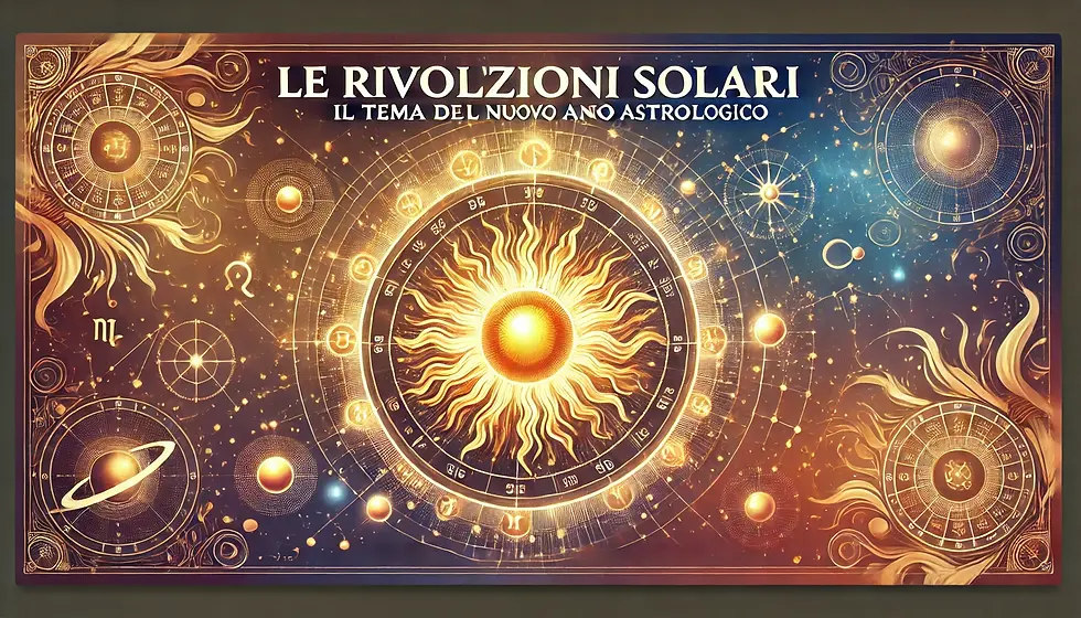 Le rivoluzioni solari: il tema del nuovo anno astrologico