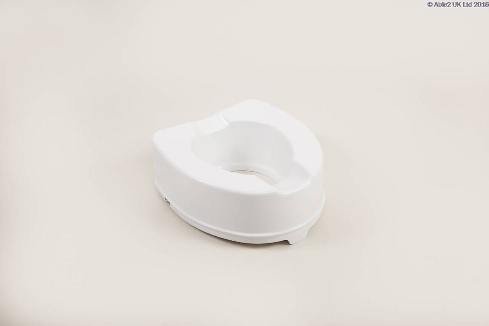 Atlantis Raised Toilet Seat - 15cm