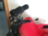 Einbau des Mikrofons am Rollstuhl