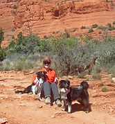 Sedona Spirit Psychic photo with dogs