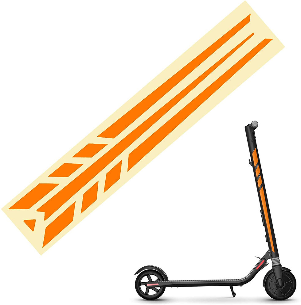 Thumbnail: TOMALL - Pegatinas reflectantes para patinete eléctrico compatible con Ninebot