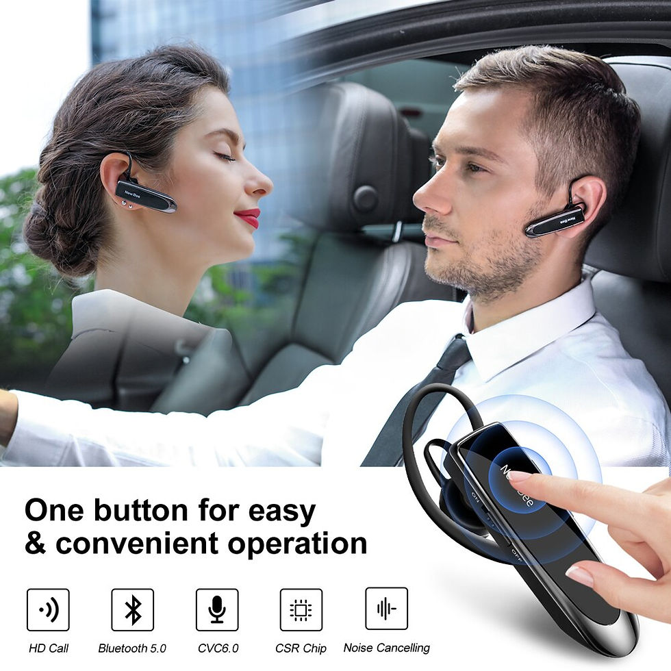 Thumbnail: New Bee-auriculares inalámbricos con Bluetooth 5,0, Mini auriculares manos lib