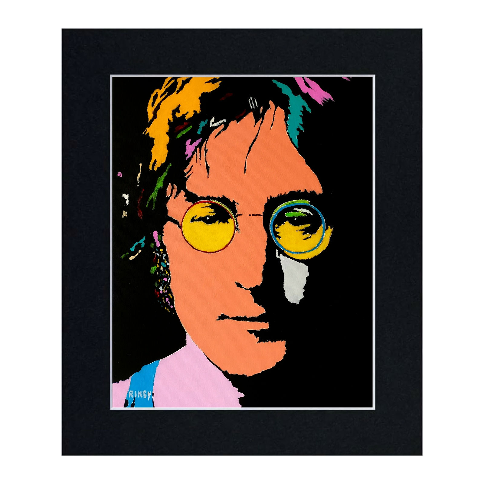 JOHN LENNON - ART PRINT WITH MOUNT