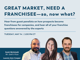Webinar: Great Market Need a Franchisee?