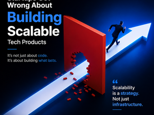 What Most Startups Get Wrong About Building Scalable Tech Products