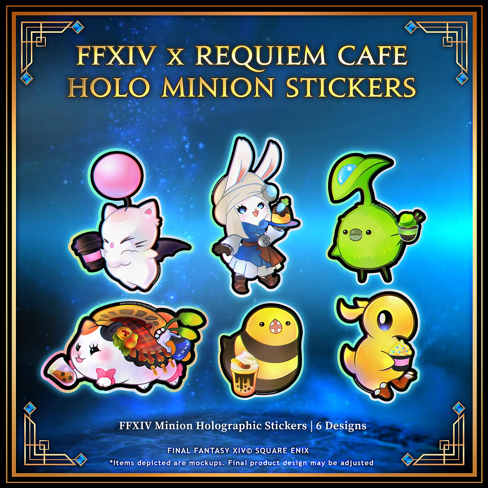 Thumbnail: FFXIV x Requiem Cafe Collab Mega Bundle
