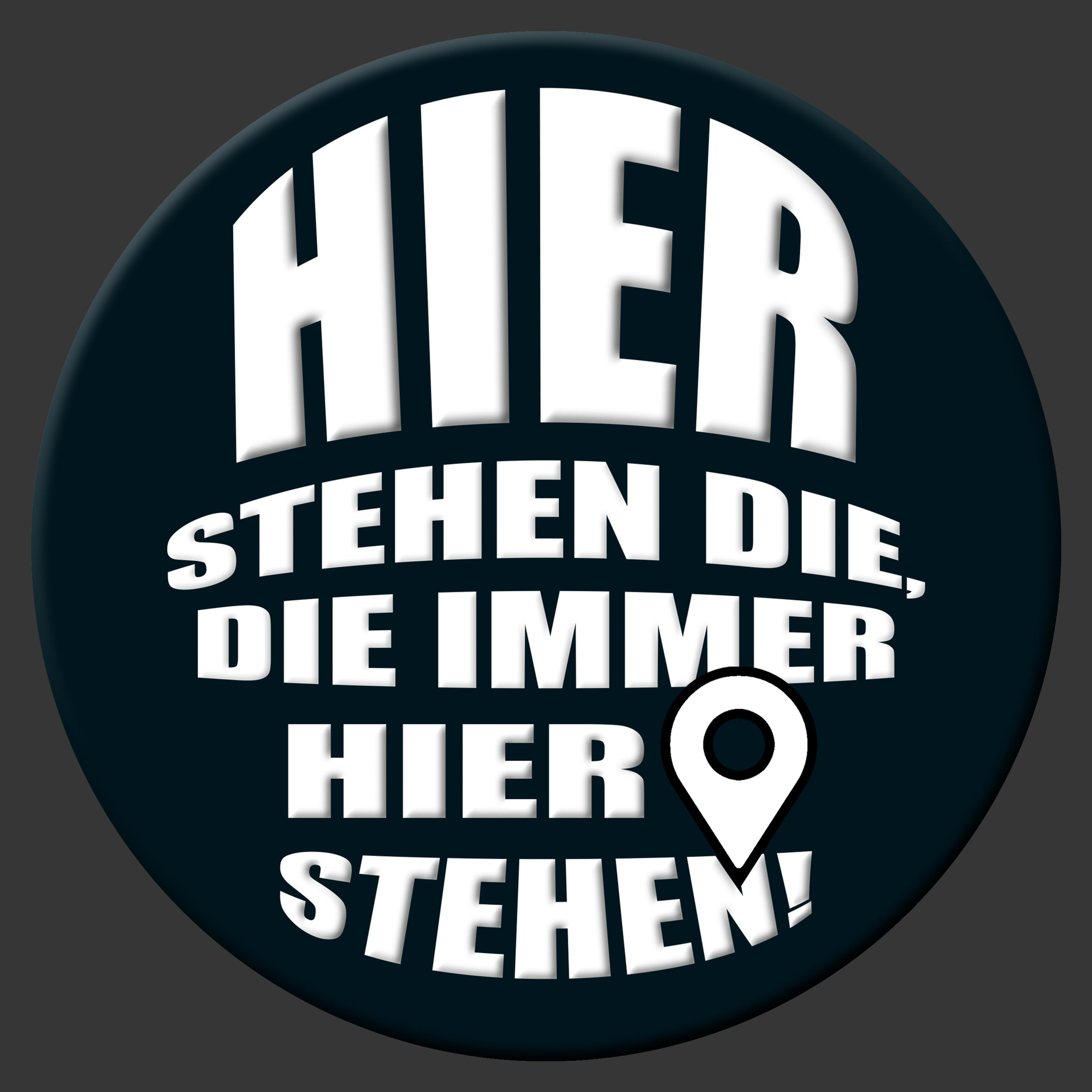 Wechsel-Emblem Hier stehen die