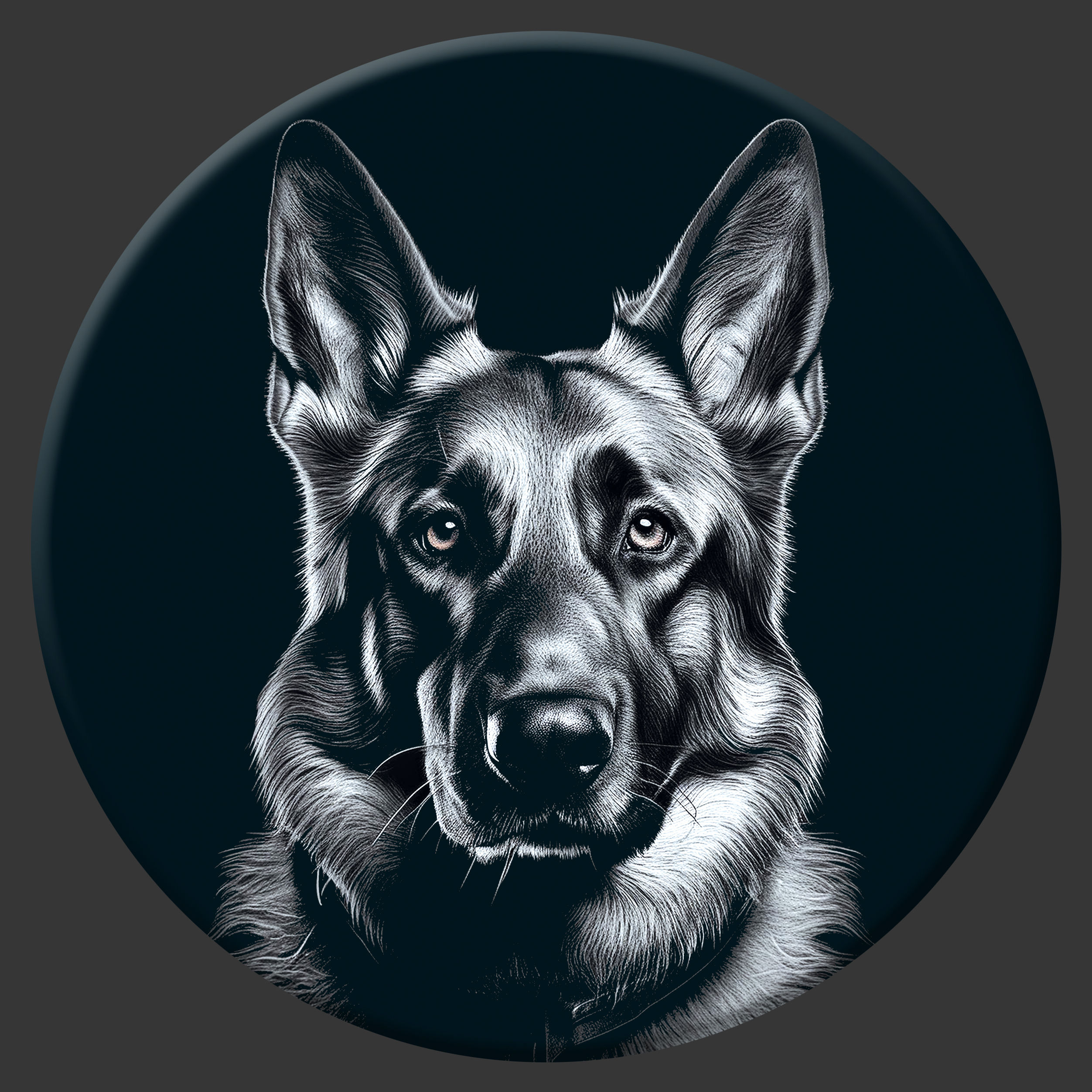 Wechsel-Emblem Schäferhund
