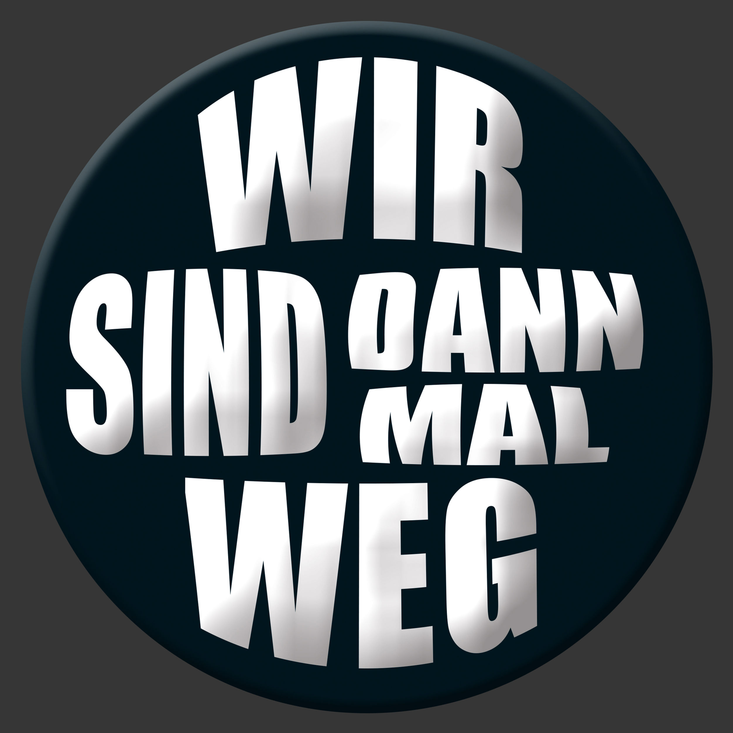 Wechsel-Emblem Wir sind weg