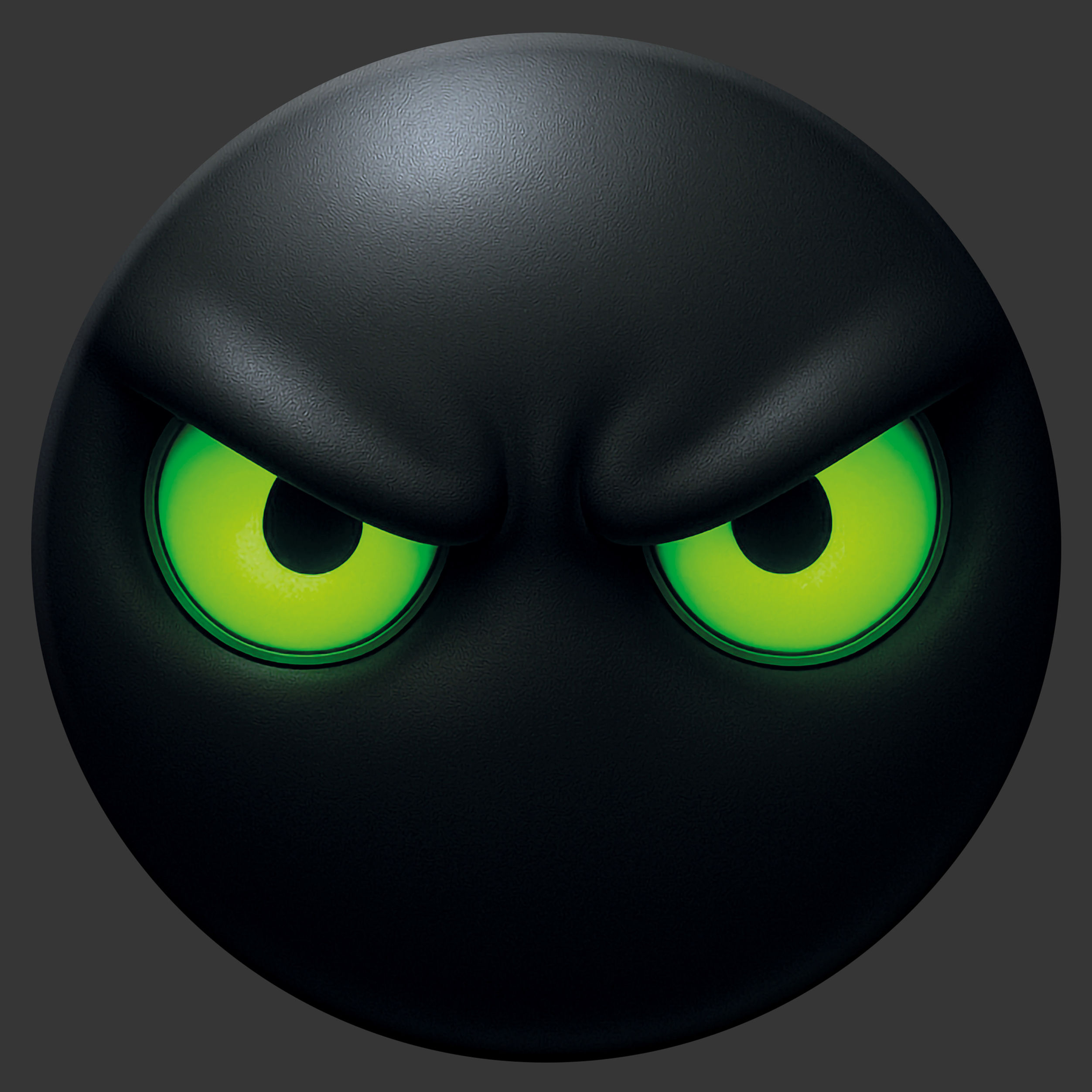 Wechsel-Emblem Angry Eyes - Green