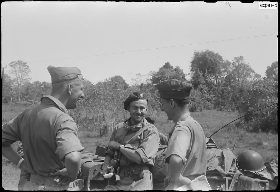 lieutenant Bergamin du régiment de marche de spahis marocains