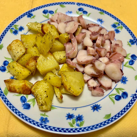 Polpo con patate 🥔 🐙