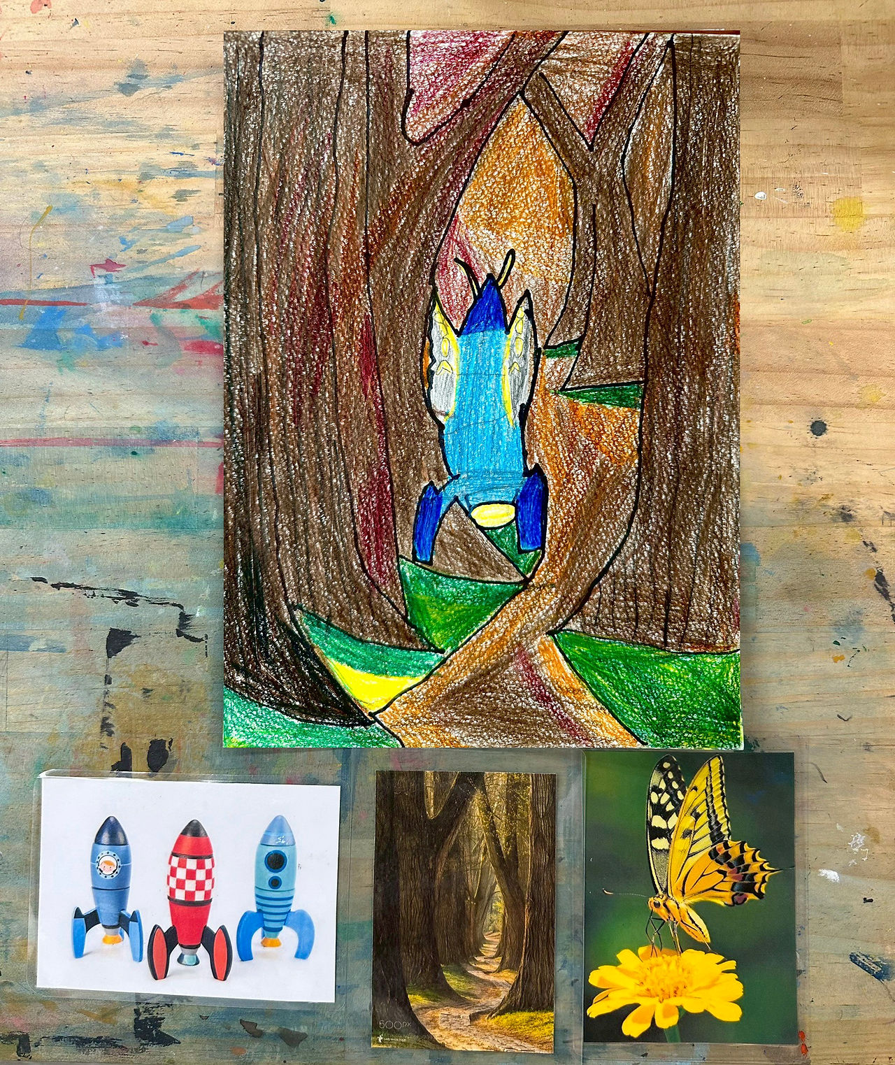 名古屋市北区大曽根のパコ絵画教室の作品