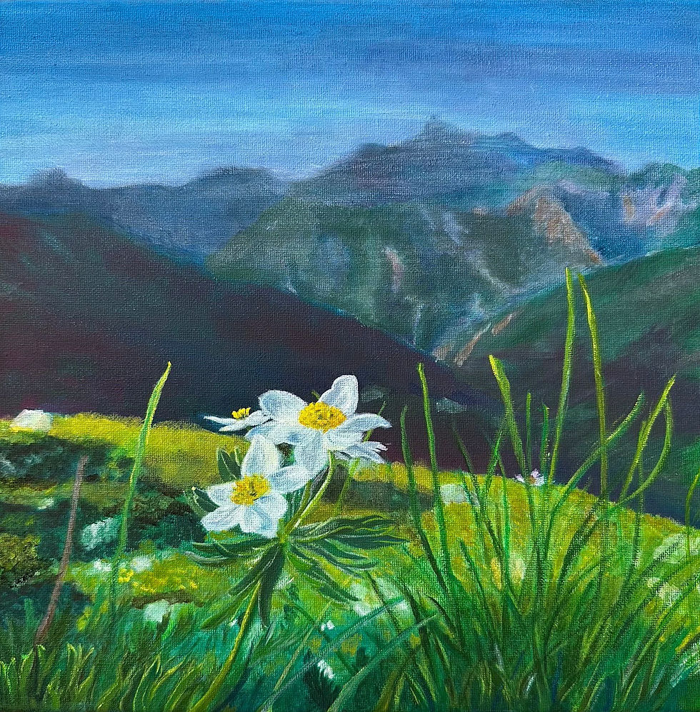 パコ絵画教室の制作風景