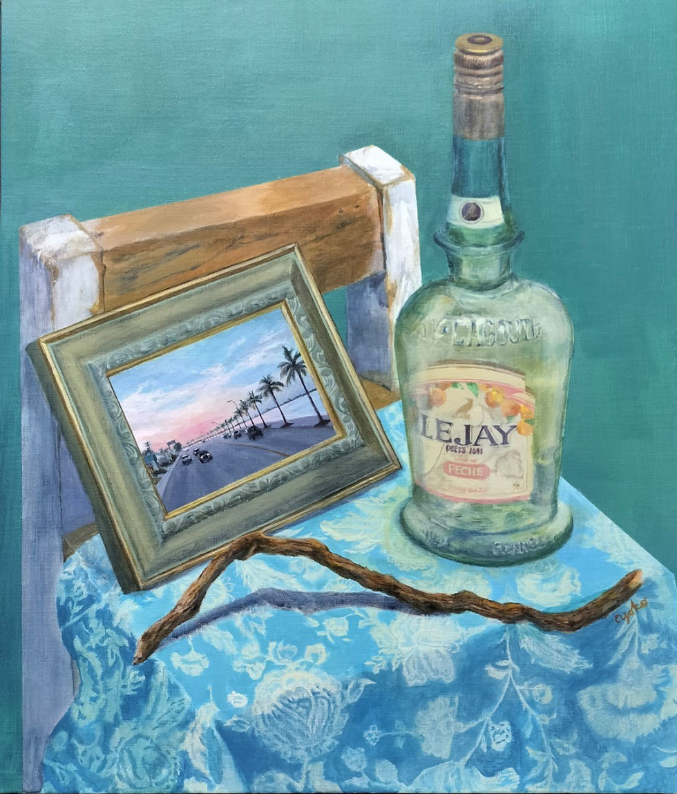 パコ絵画教室の制作風景