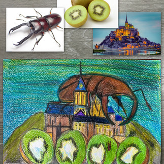 名古屋市北区大曽根のパコ絵画教室の作品