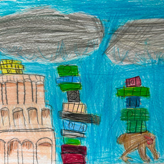 パコ絵画教室の作品