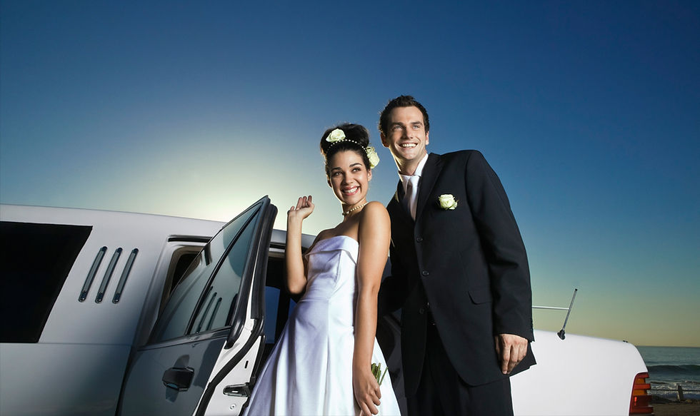 Wedding Couple Smiling