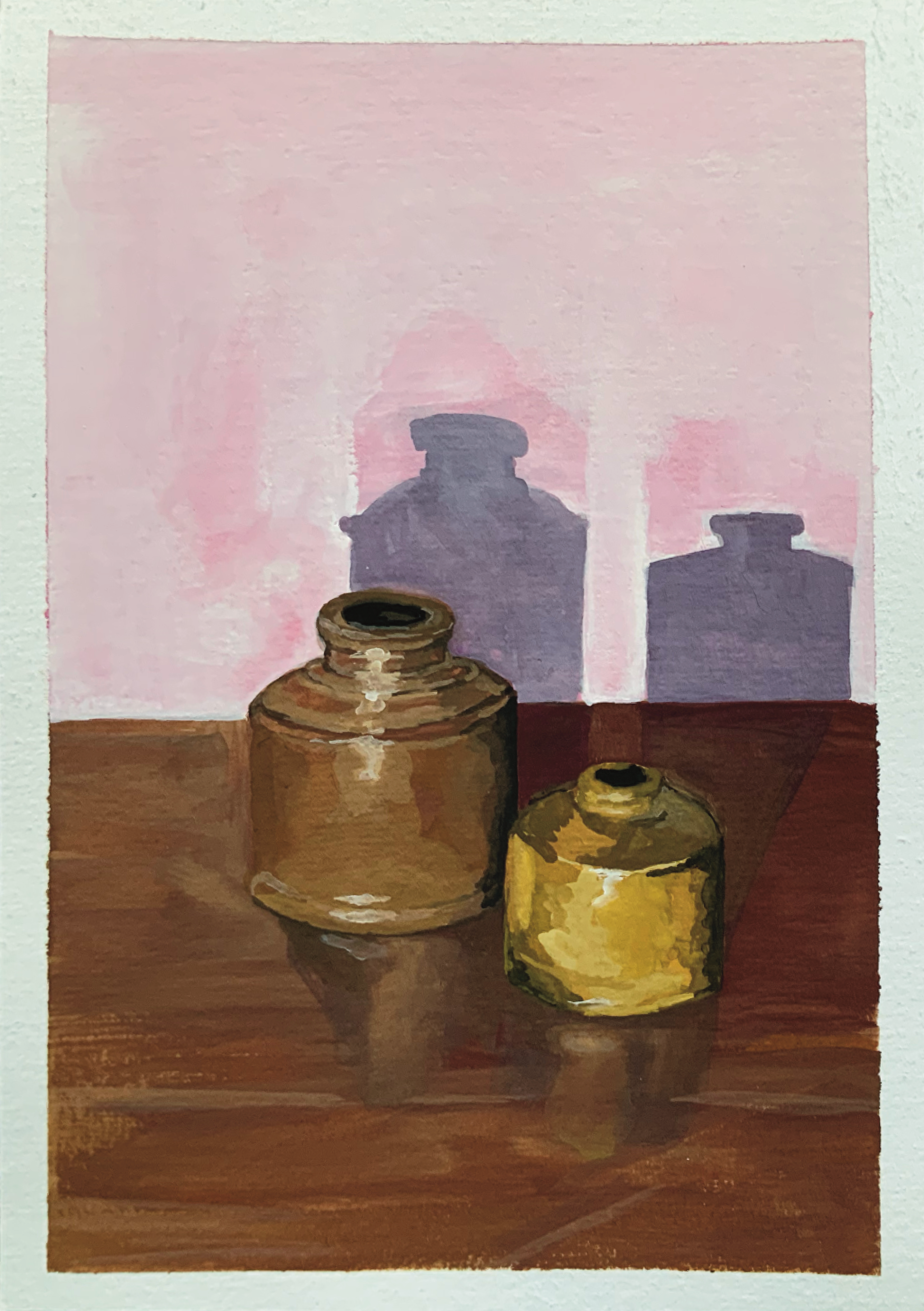 Two Stone Inkpots
