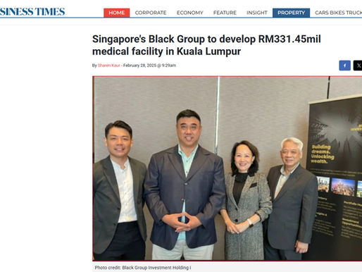 Singapore's Black Group to develop RM331.45mil medical facility in Kuala Lumpur
