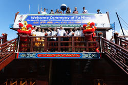 Fu Ning, World’s Largest Traditional Chinese Boat to Dock in Melaka on May 1