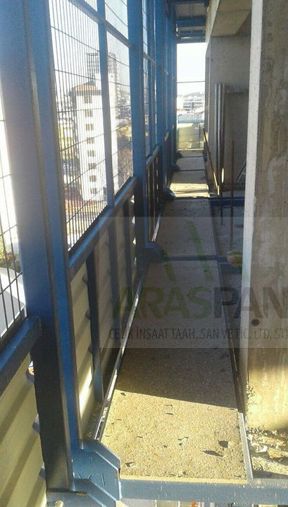 ARASPAN_ Cephe Koruma Paneli _ Rüzgar Koruma Perdesi