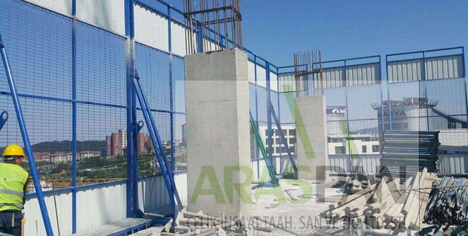 ARASPAN_ Cephe Koruma Paneli _ Rüzgar Koruma Perdesi