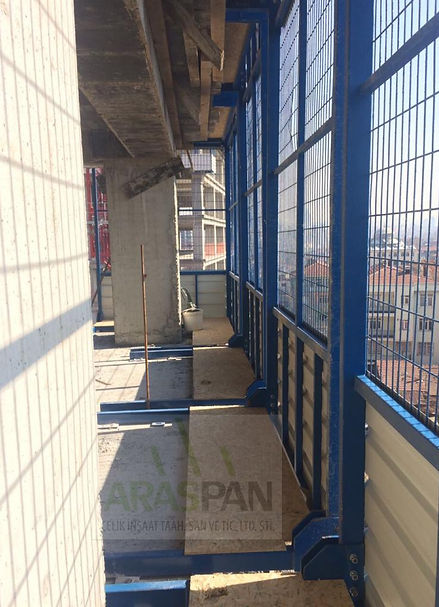 ARASPAN_ Cephe Koruma Paneli _ Rüzgar Koruma Perdesi