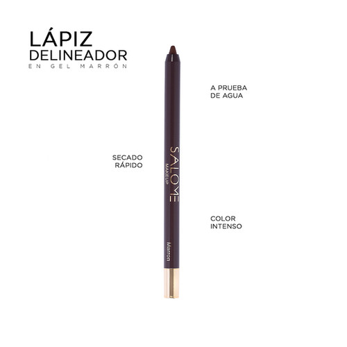 Waterproof Eyeliner Pencil Brown Salome Makeup