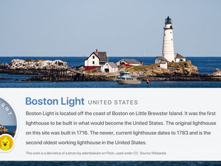 Boston Light, America's 2nd Oldest Lighthouse