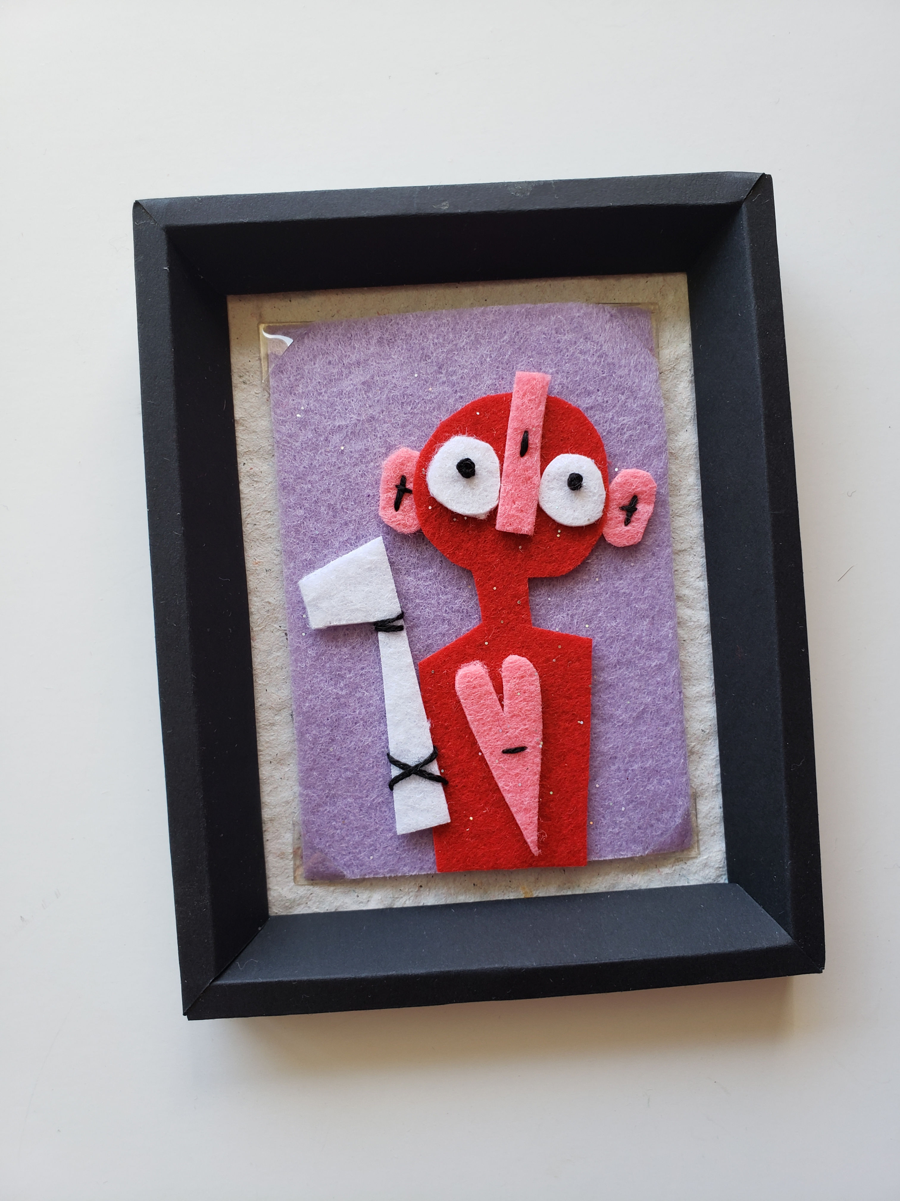 ACEO- Felted Friends: Briar Bellweather