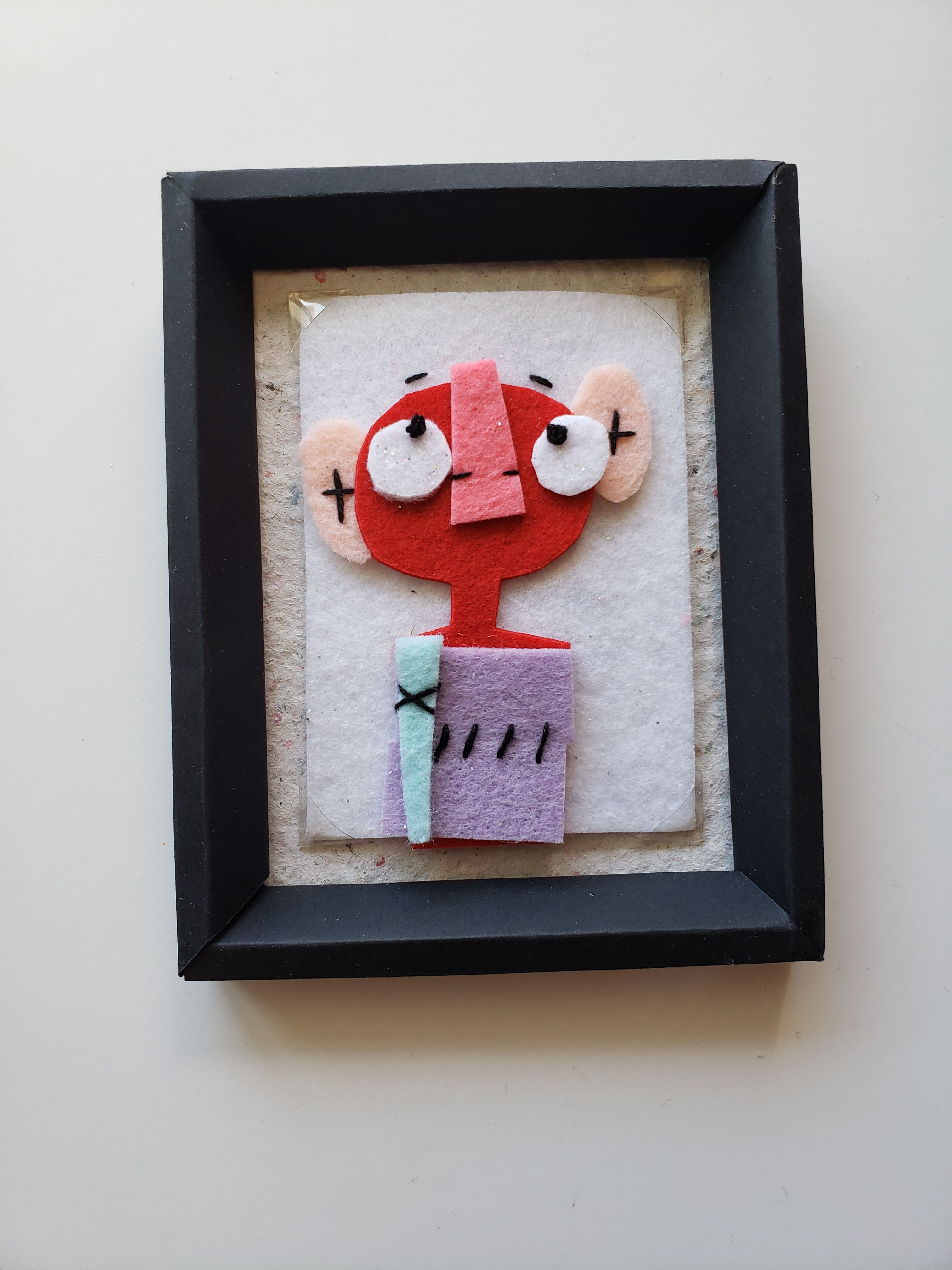 ACEO- Felted Friends: Arthur Pemberton
