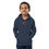 Thumbnail: Young boy wearing a Feis app hoodie