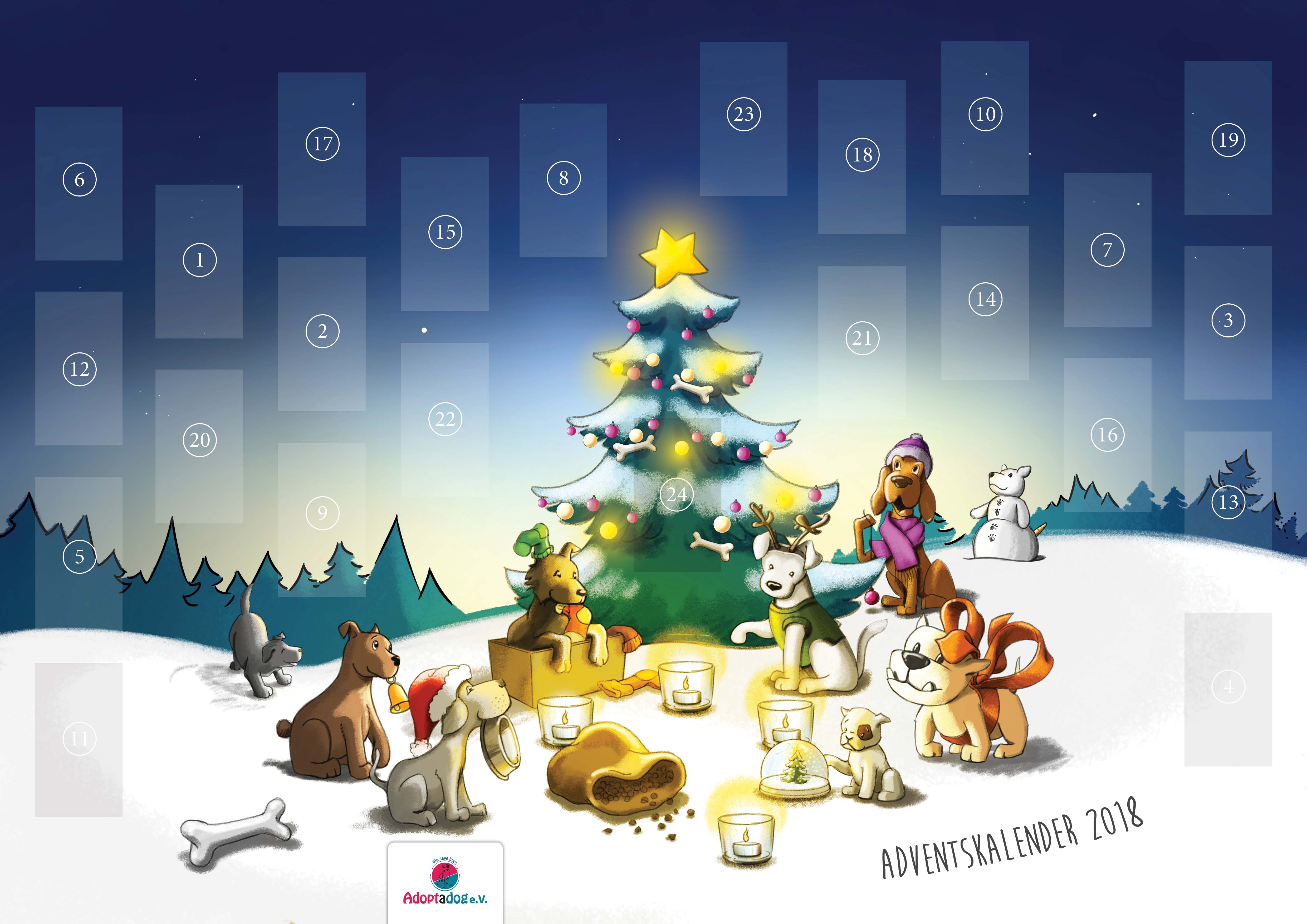 Adventskalender - AdoptaDog