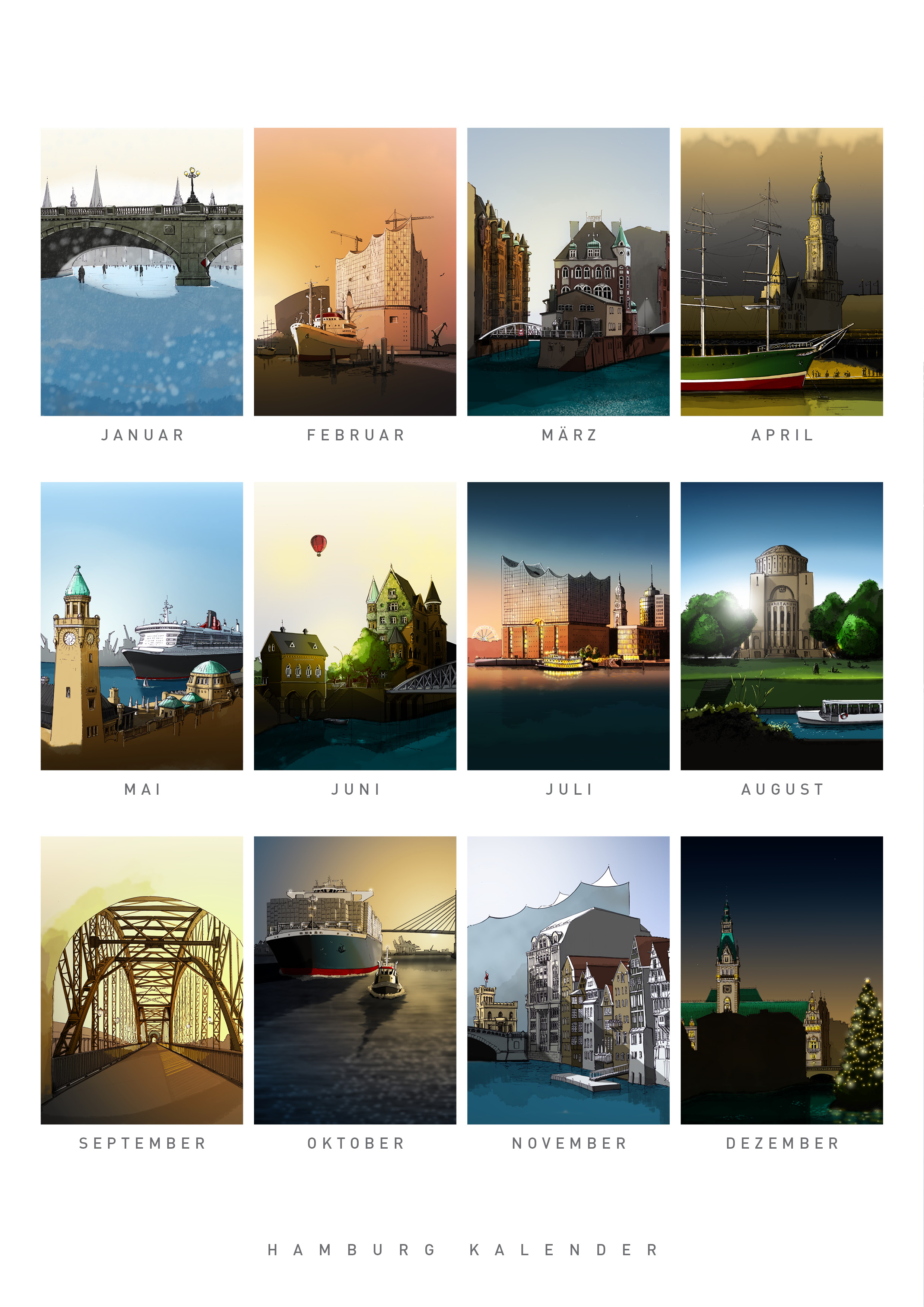Hamburg Kalender 2018