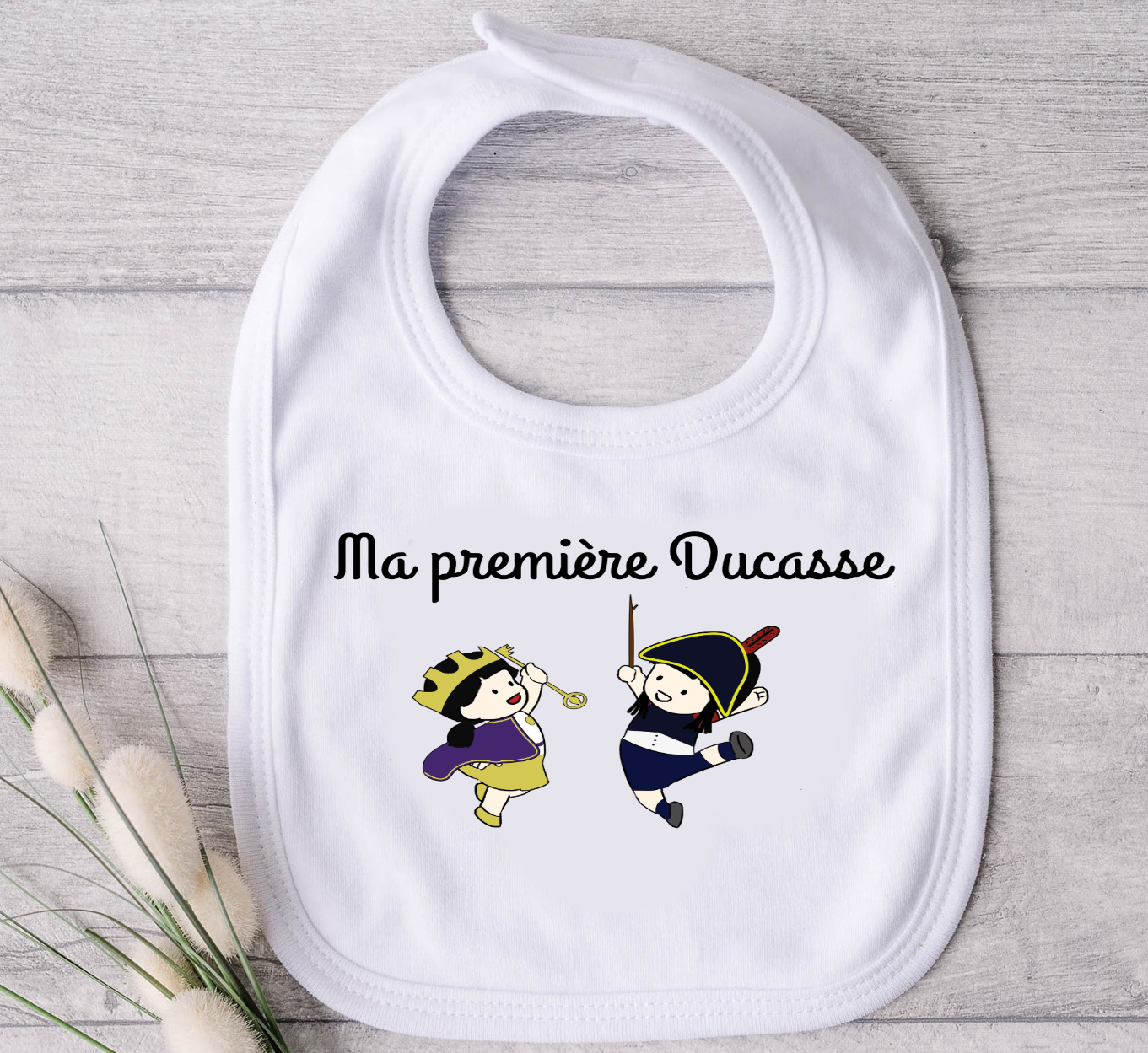 Bavoir "Ma première Ducasse" Modèle 3