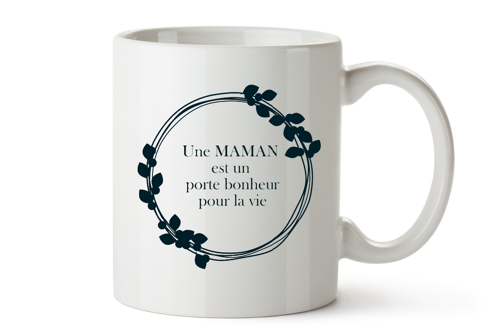Mug " Maman porte bonheur"