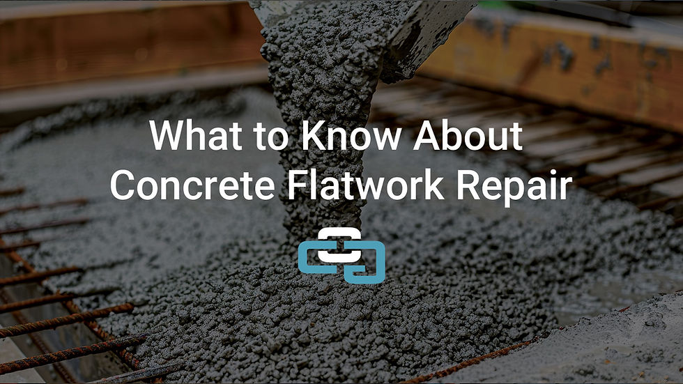What to Know About Concrete Flatwork Repair